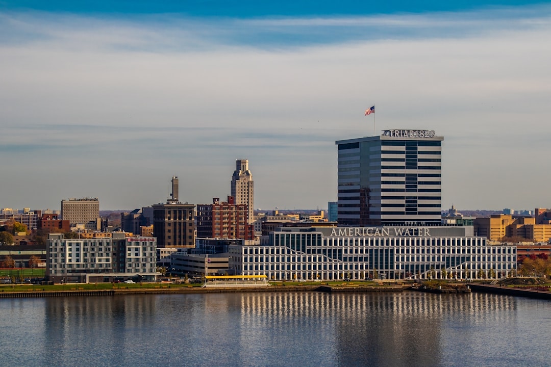 Aerial view of Camden, New Jersey