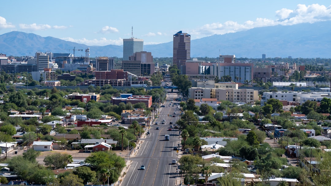 Aerial view of Casas Adobes, Arizona
