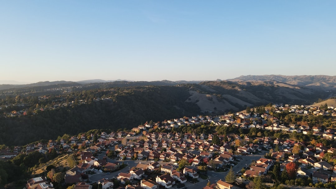 Aerial view of Castro Valley, California