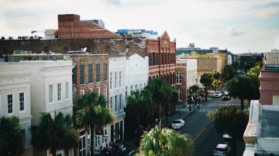 Aerial view of Charleston, South Carolina