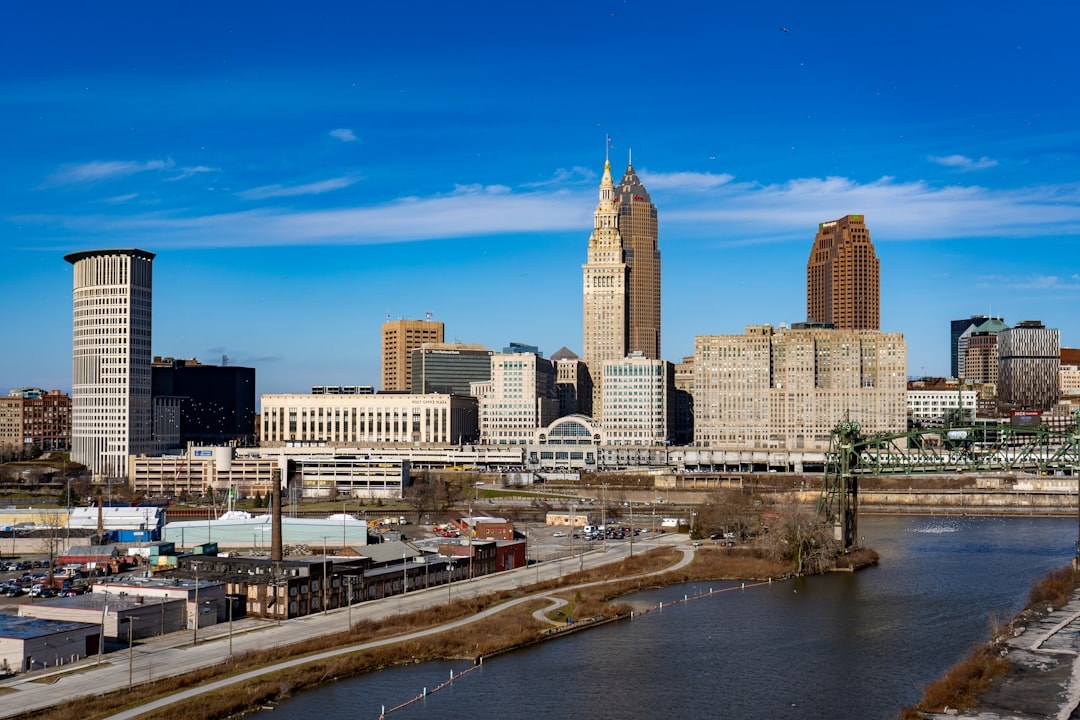 Aerial view of Cleveland, Ohio
