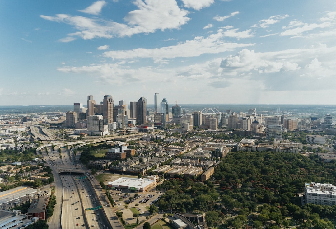 Aerial view of Dallas, Texas
