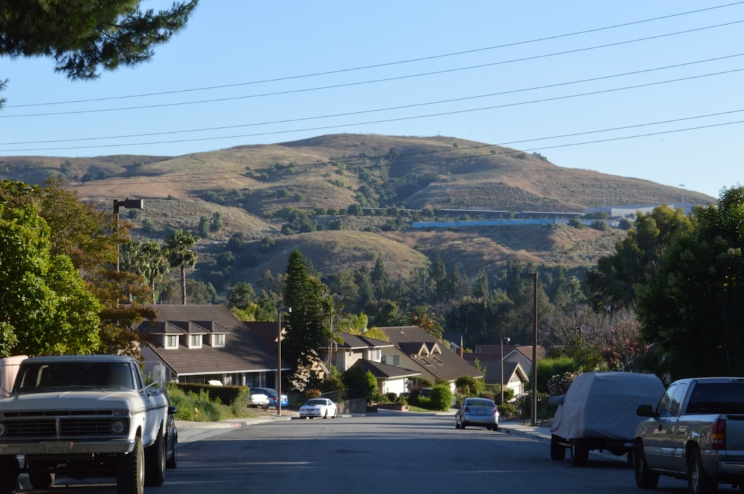 Aerial view of Diamond Bar, California