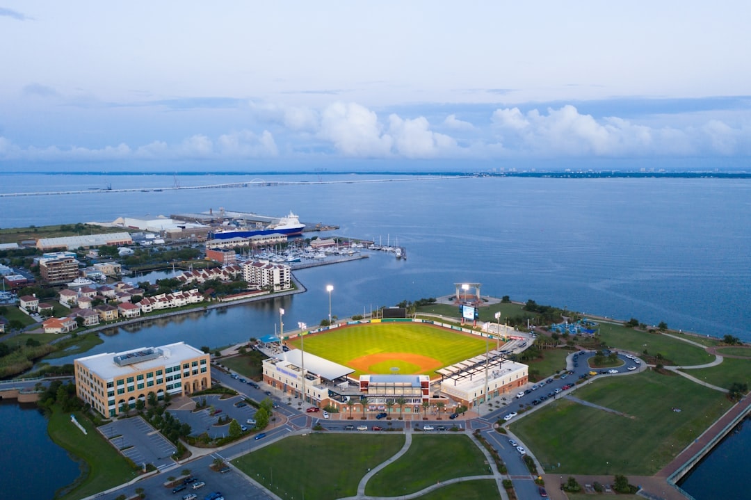 Aerial view of East Pensacola Heights, Florida