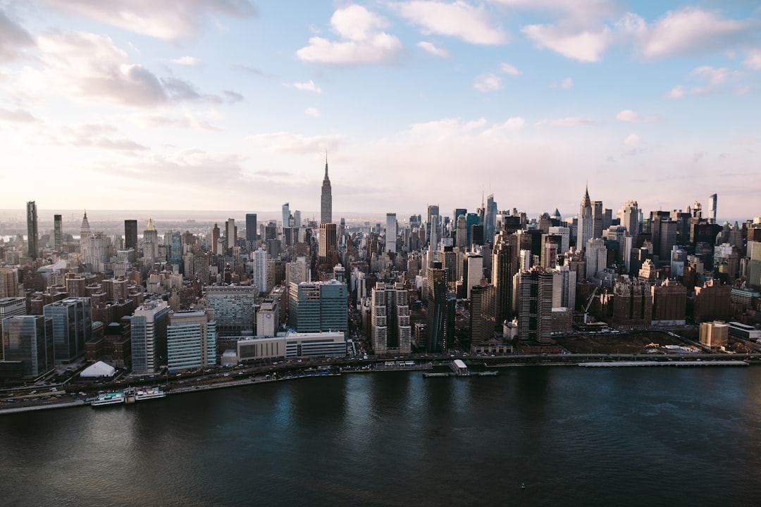 Aerial view of Flatbush, New York