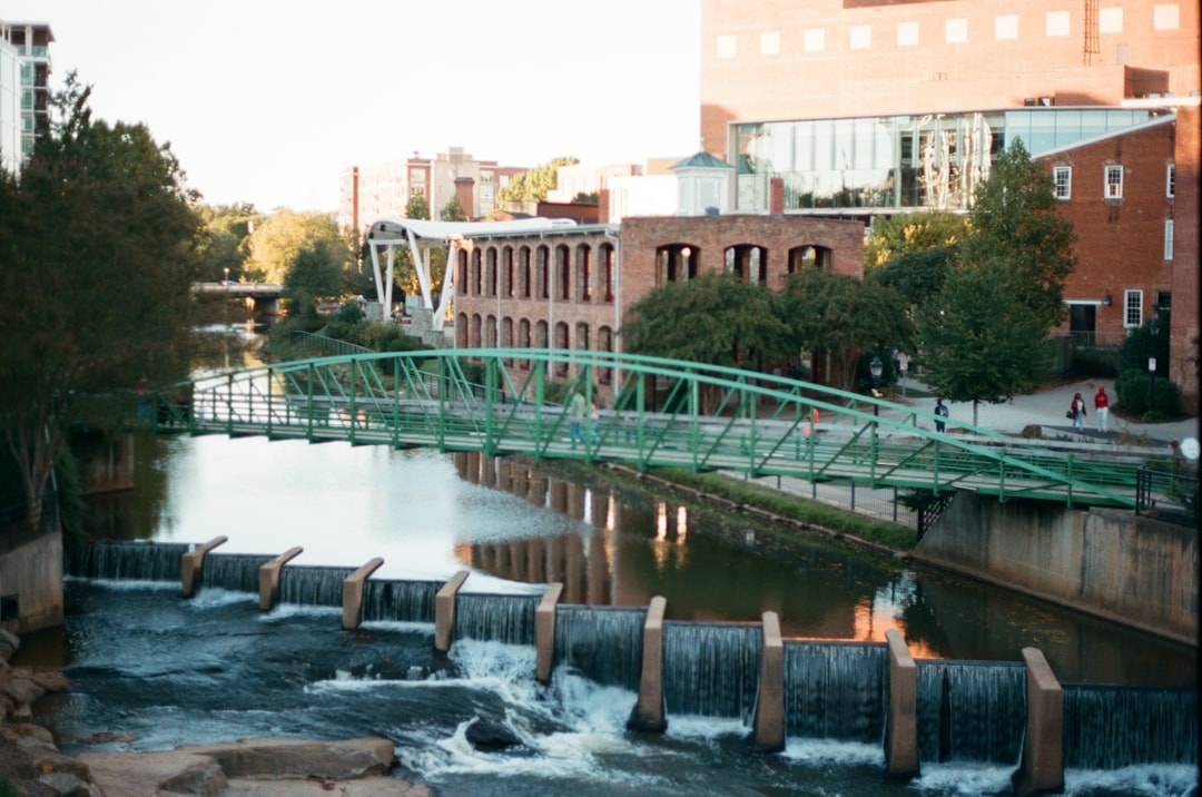 Aerial view of Greenville, South Carolina