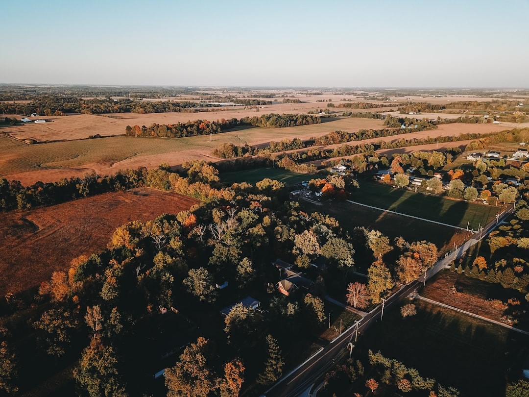 Aerial view of Hammond, Indiana