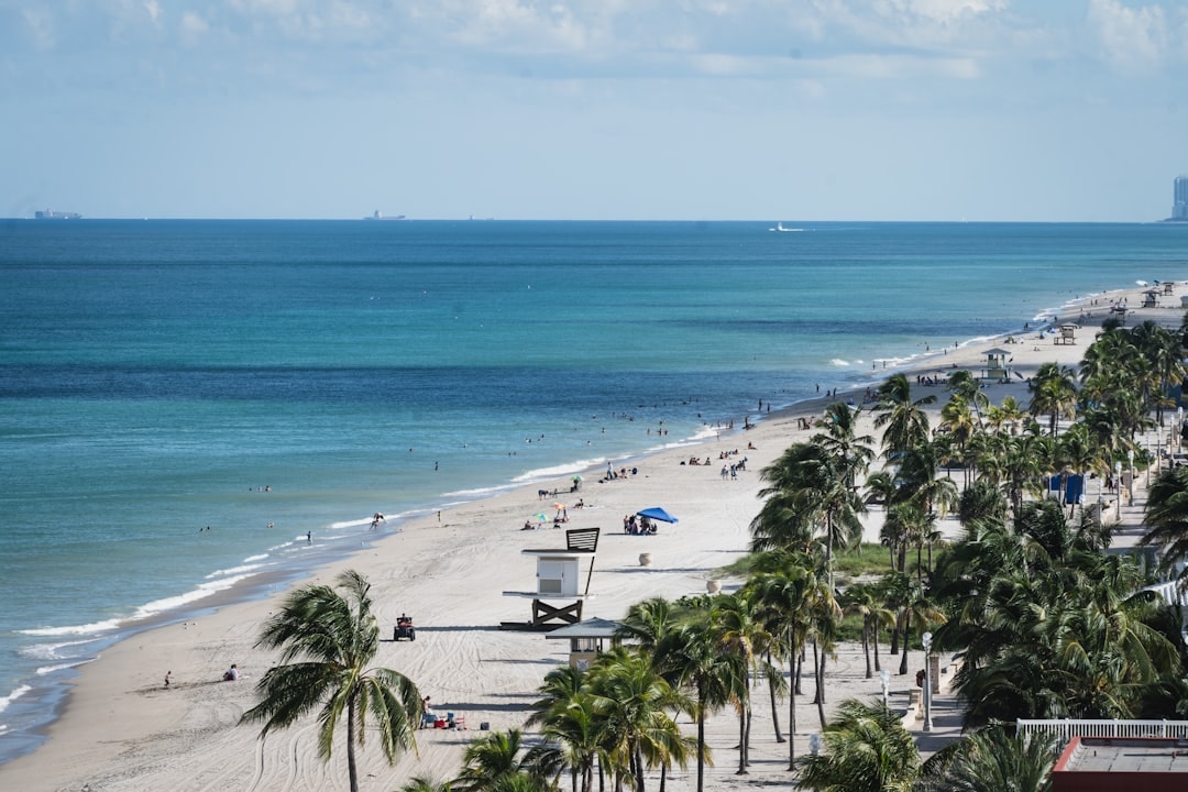 Aerial view of Hollywood, Florida