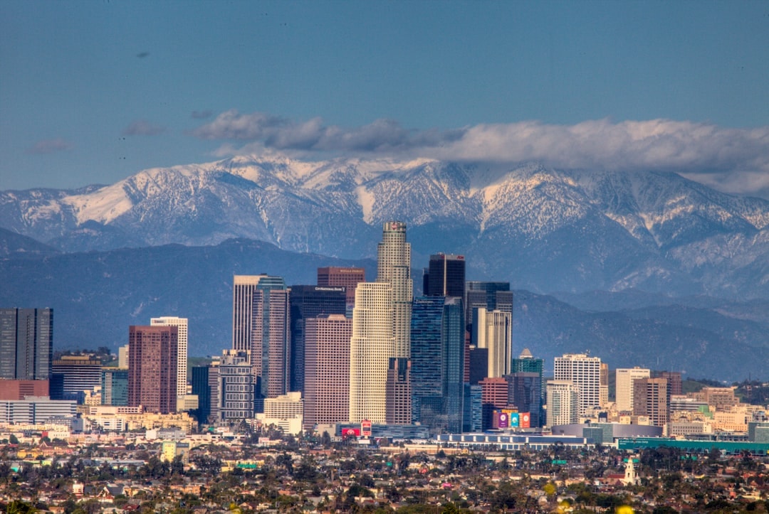 Aerial view of Los Angeles, California