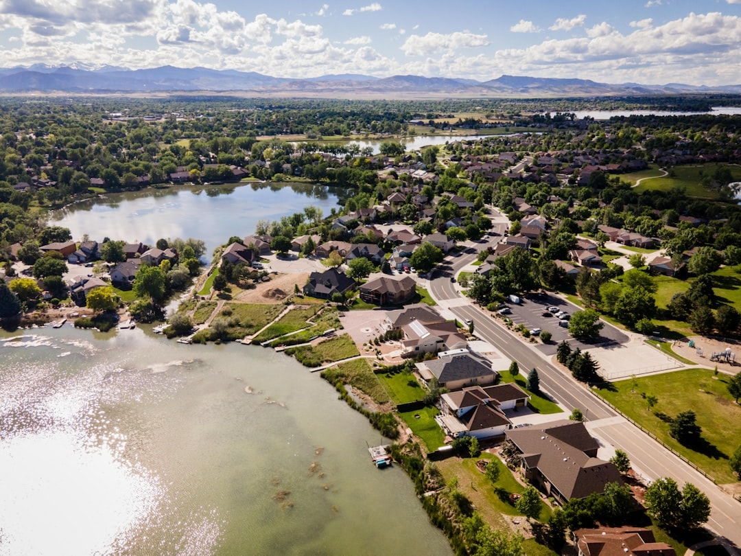 Aerial view of Loveland, Colorado