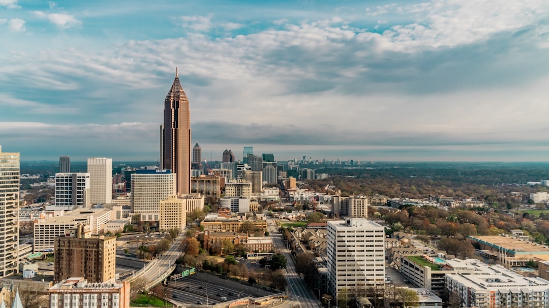 Aerial view of Macon, Georgia