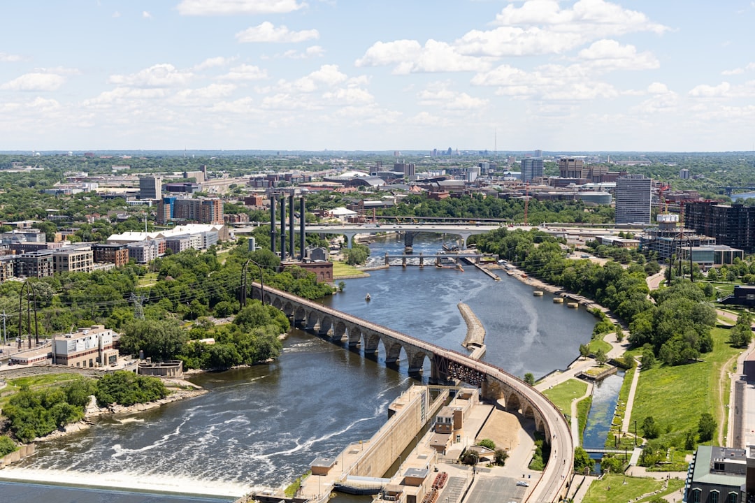 Aerial view of Minneapolis, Minnesota
