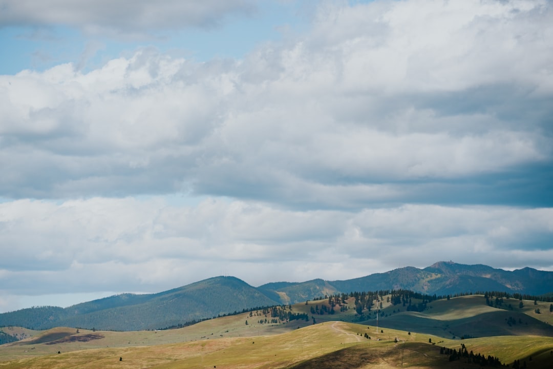 Aerial view of Missoula, Montana