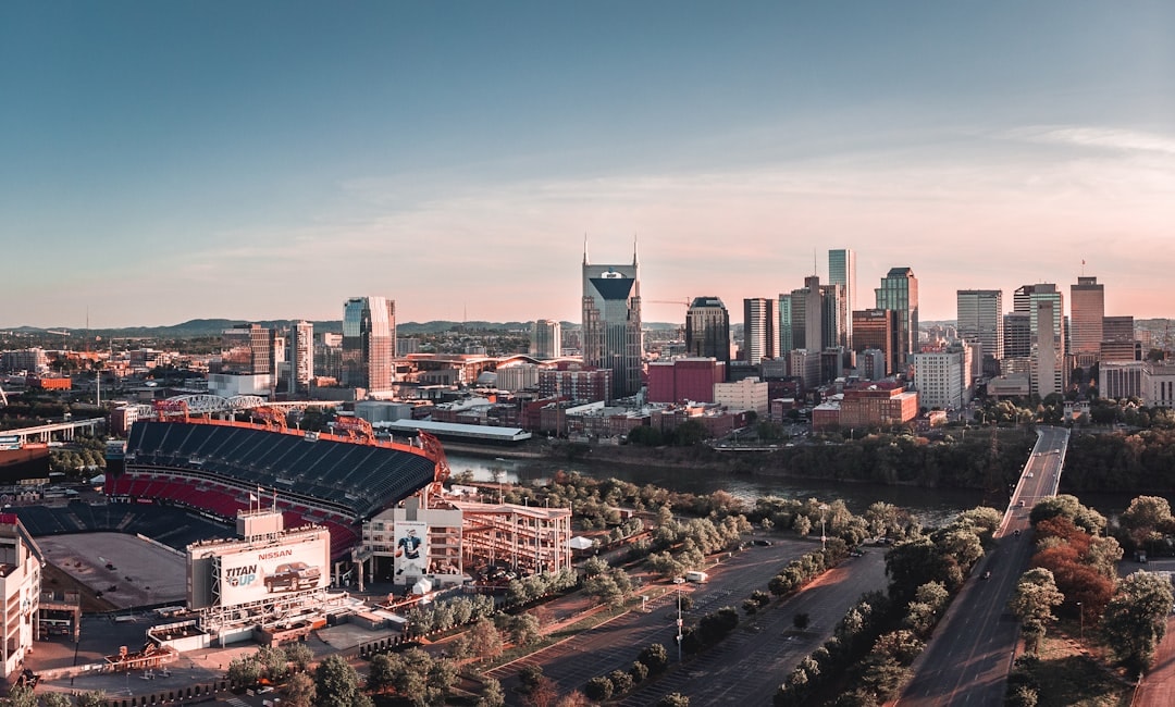 Aerial view of Nashville, Tennessee