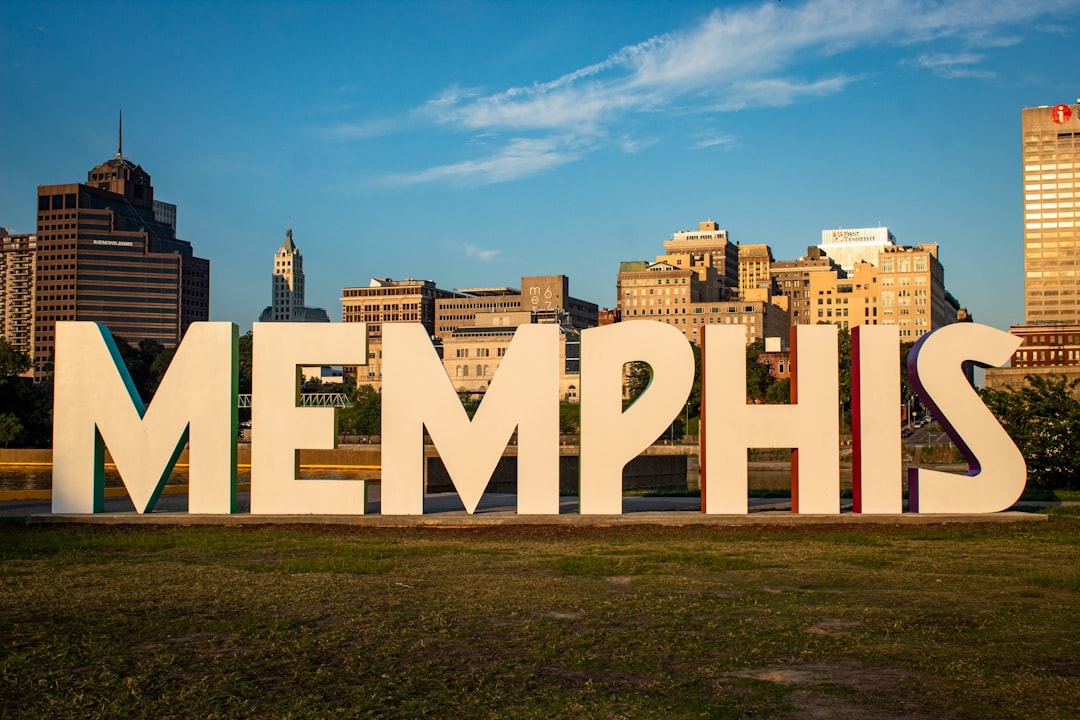 Aerial view of New South Memphis, Tennessee