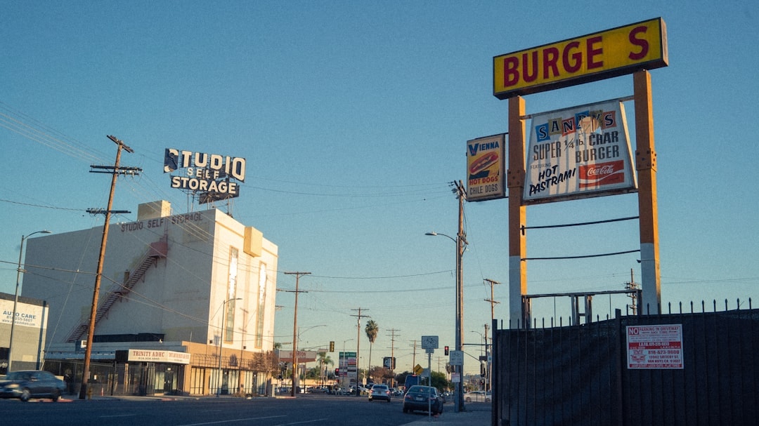 Aerial view of North Hollywood, California
