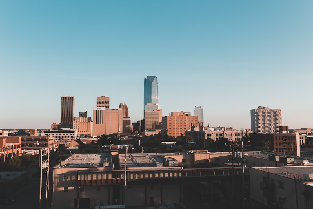 Aerial view of Oklahoma City, Oklahoma