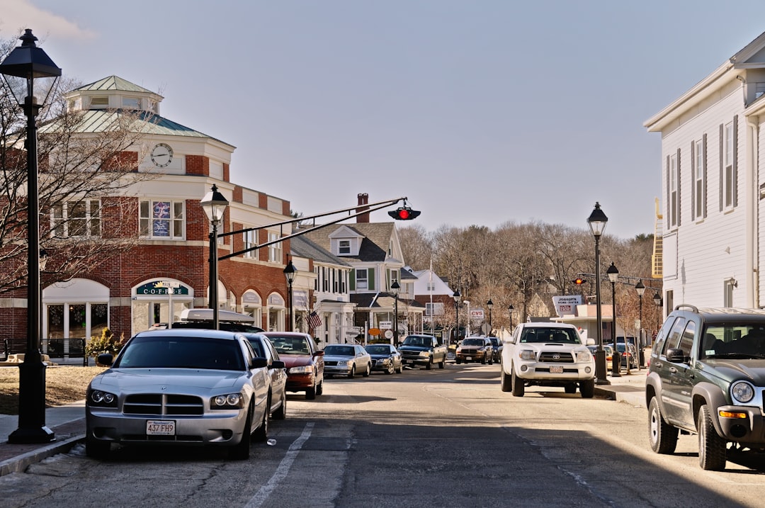 Aerial view of Peabody, Massachusetts