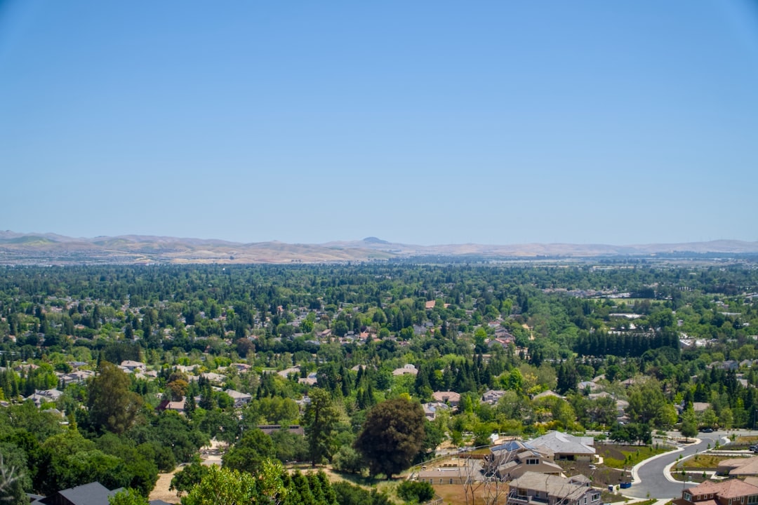Aerial view of Pleasanton, California