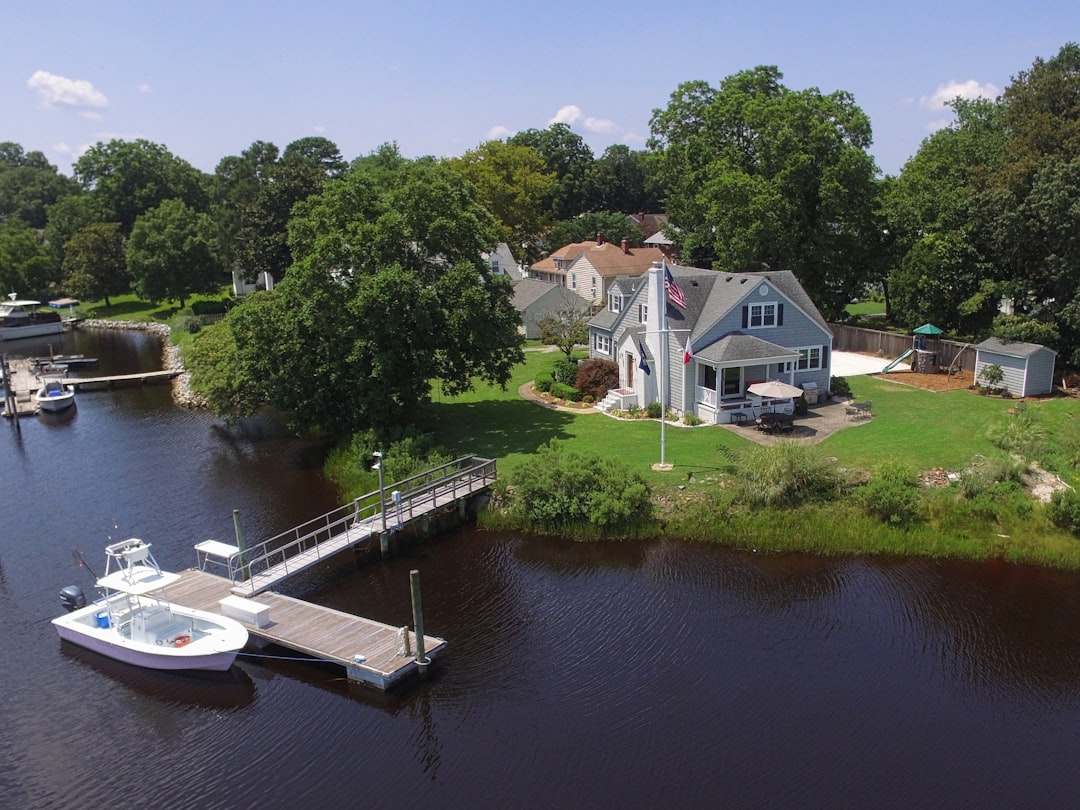 Aerial view of Portsmouth, Virginia