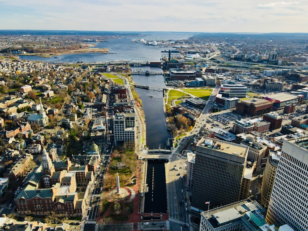 Aerial view of Providence, Rhode Island