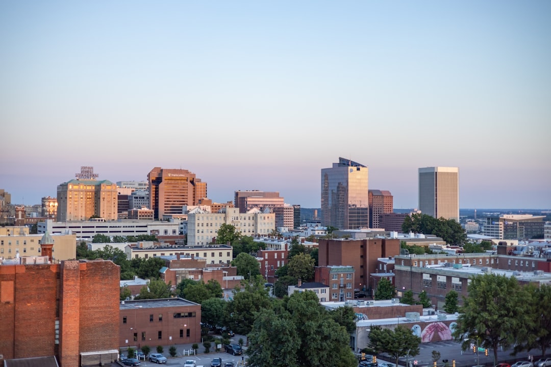 Aerial view of Richmond, Virginia
