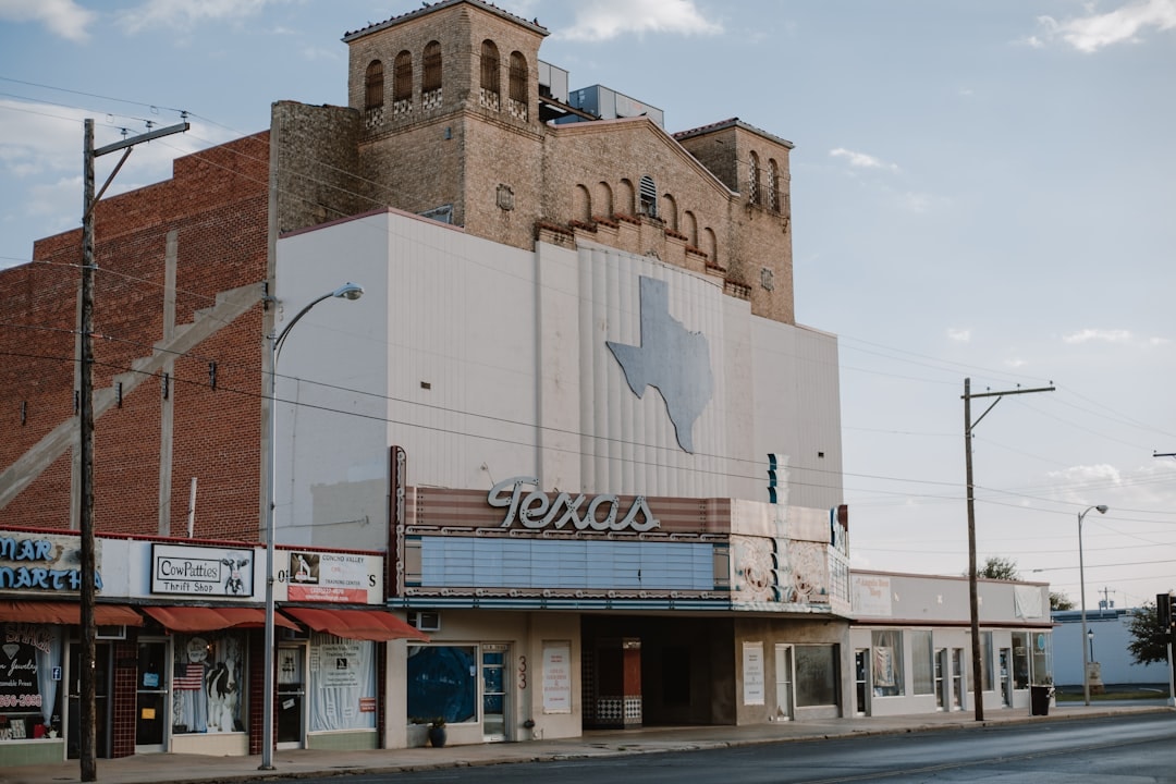 Aerial view of San Angelo, Texas