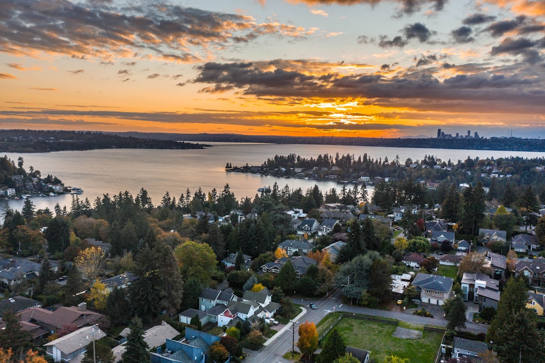 Aerial view of South Hill, Washington