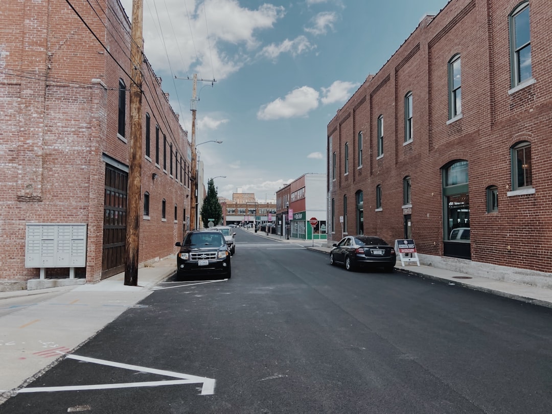 Aerial view of Springfield, Ohio