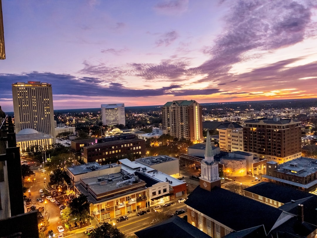 Aerial view of Tallahassee, Florida