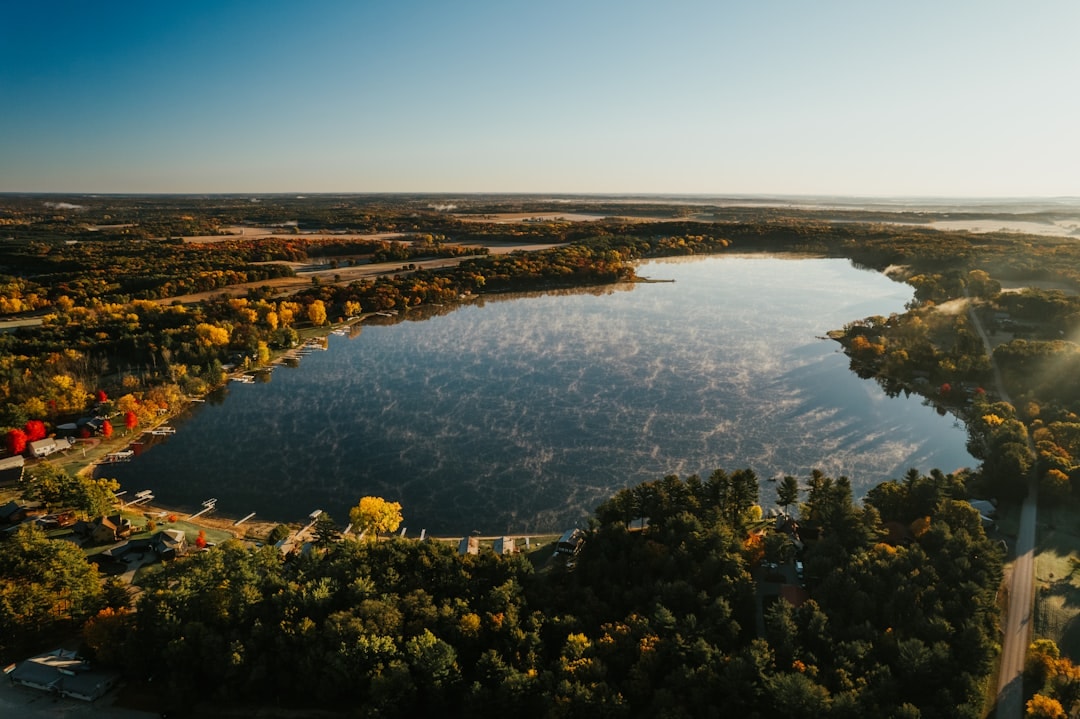 Aerial view of Waukesha, Wisconsin